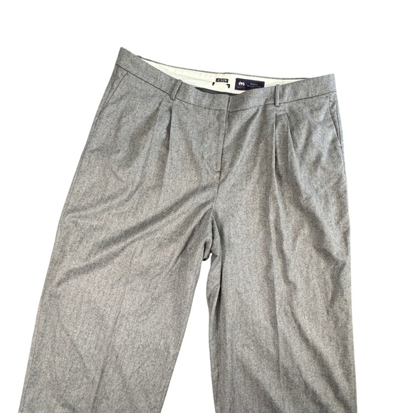 J Crew Mens 48x28 Gray Wool Dress Pants British‎ Moon Fabric Quiet Luxury